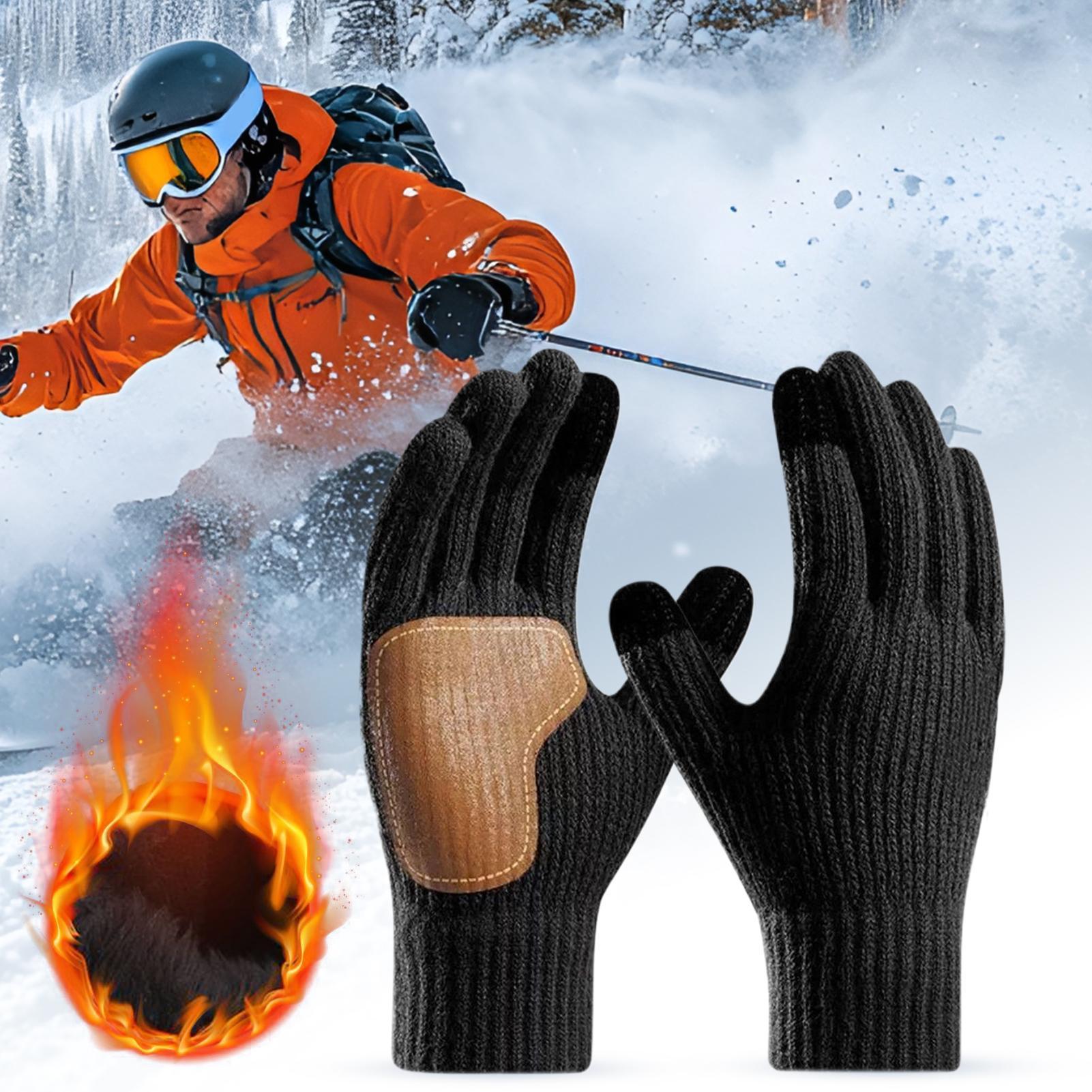 Running Gear In Cold Weather - Podgrzewane rękawice USB z ekranem dotykowym,