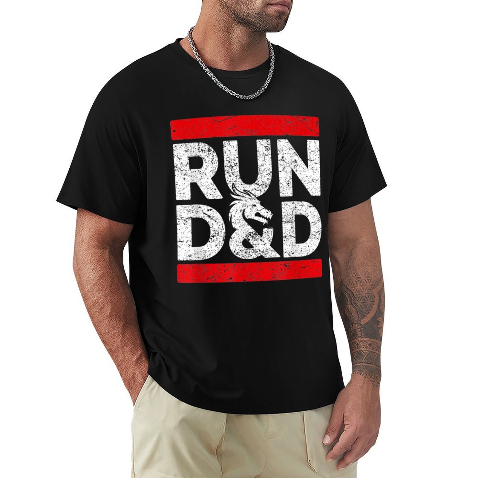Running Gear Retro - Koszulka Run D&D Board Game Dice