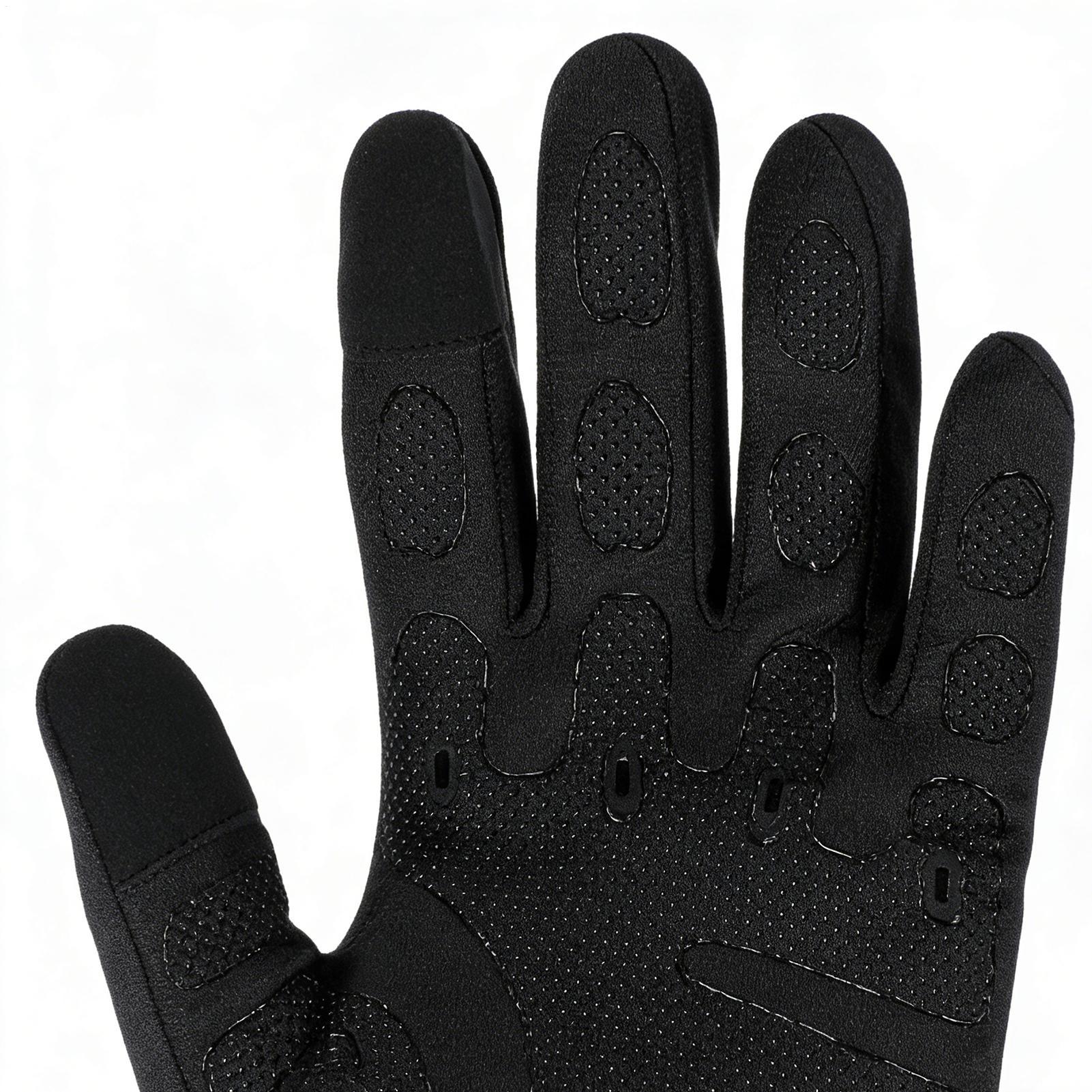 Running Gear In Cold Weather - Ciepłe rękawice rowerowe pełne palce na