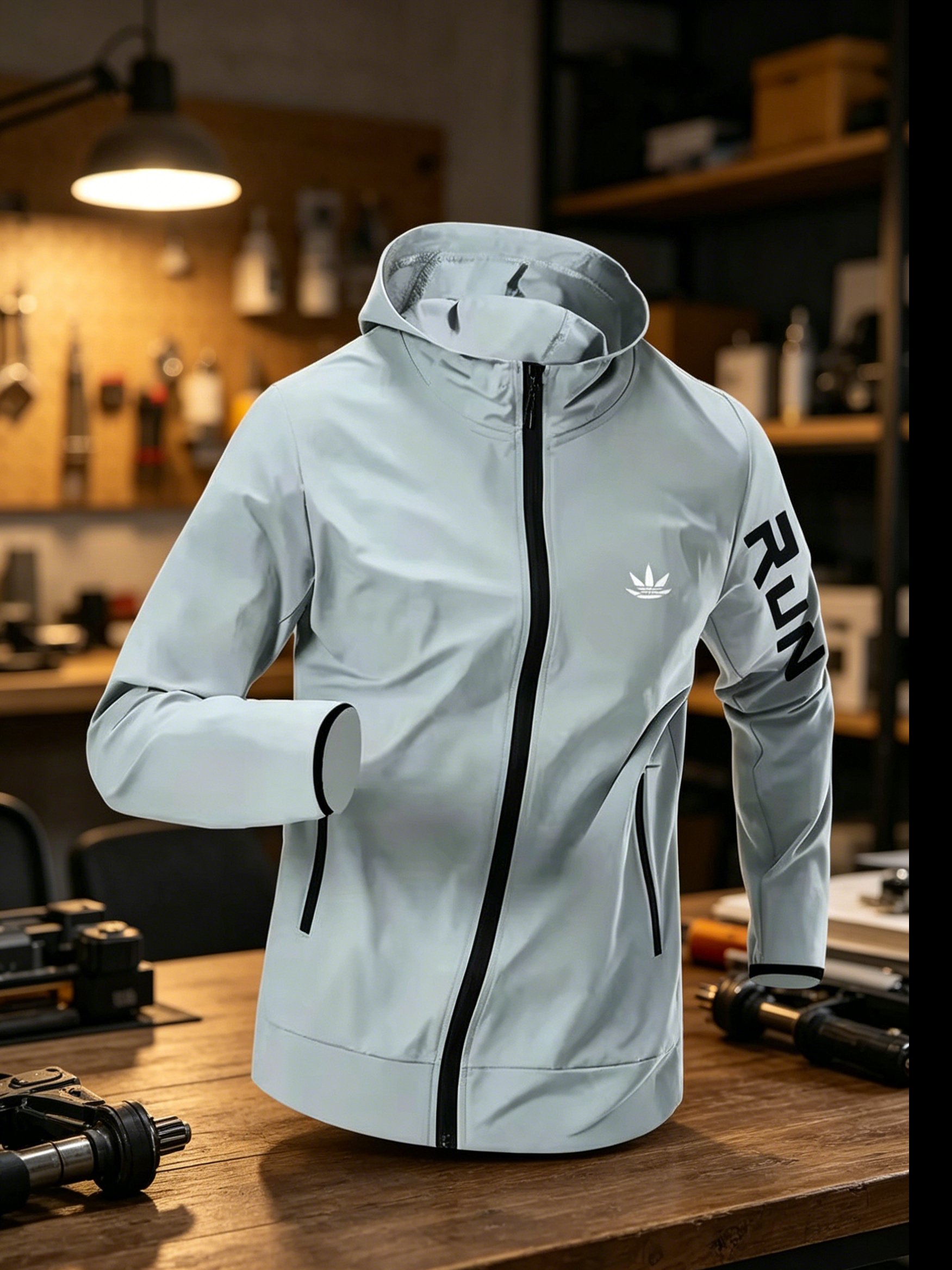 Męska kurtka wiatrówka z kaptu – Running Gear Jacket recenzja i cena